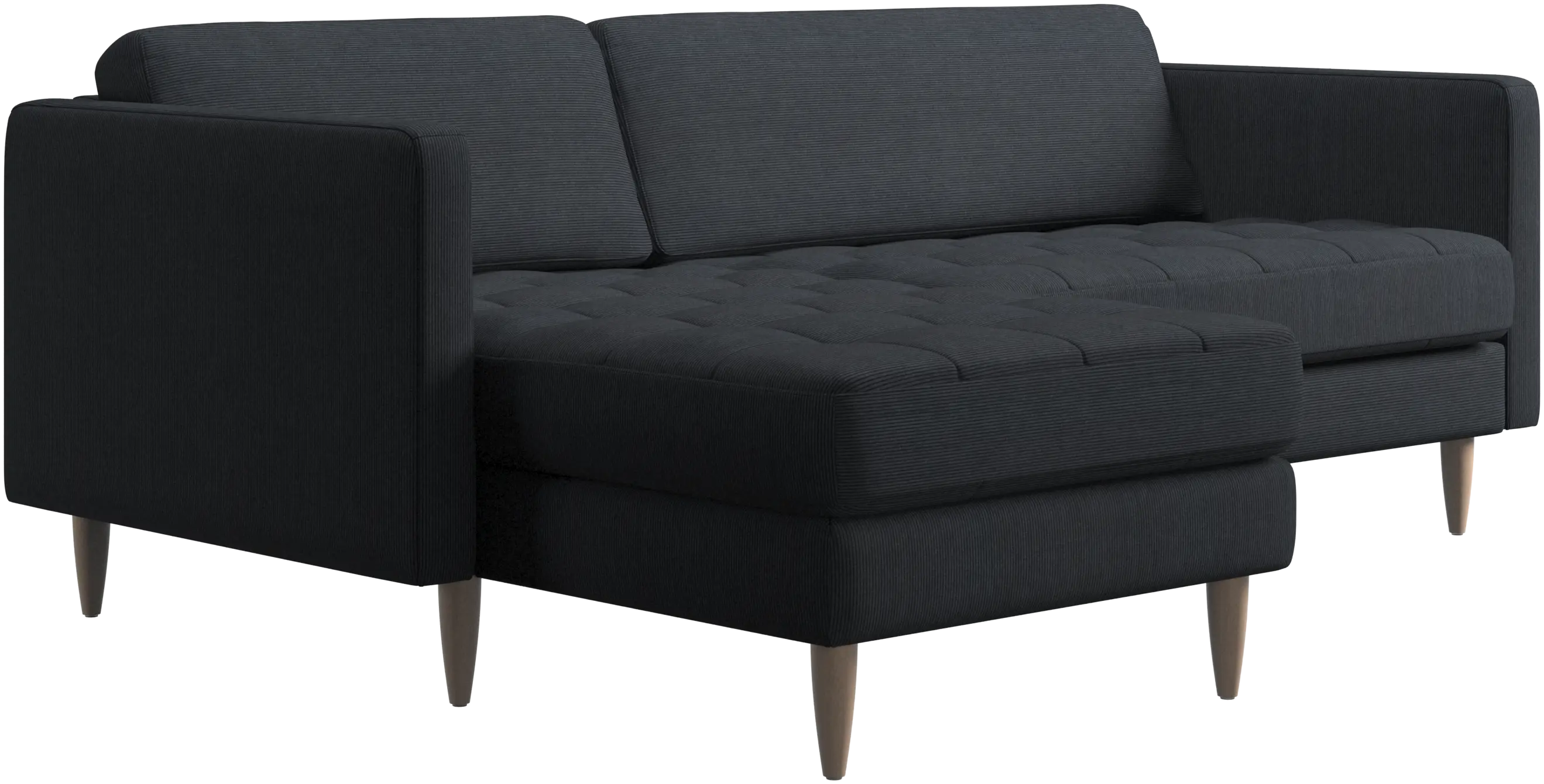 Osaka sofa with resting unit, tufted seat | BoConcept